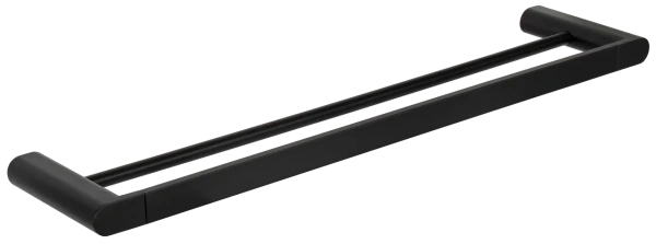 Полотенцедержатель двойной 60 см Remer Lounge LN33NO, черный матовый