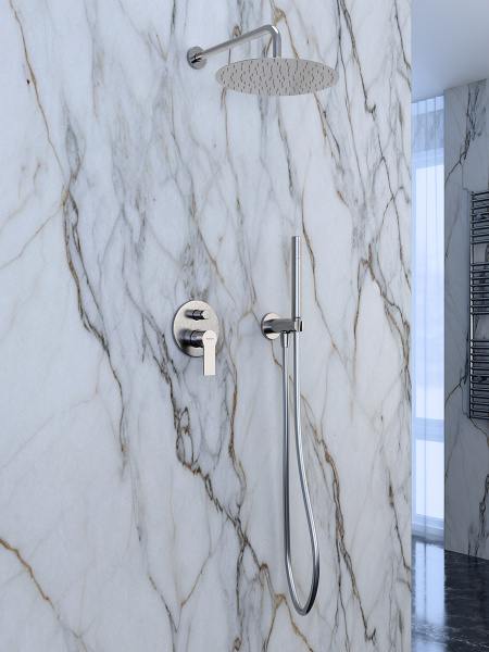 Смеситель для душа Mariani Kali B16173KL, нержавеющая сталь