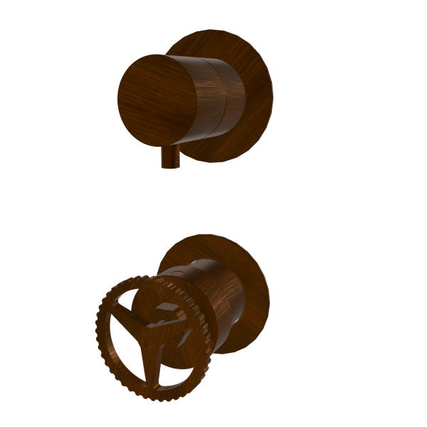 Смеситель для душа Remer Chrono CH93PWBBR, бронза масляная