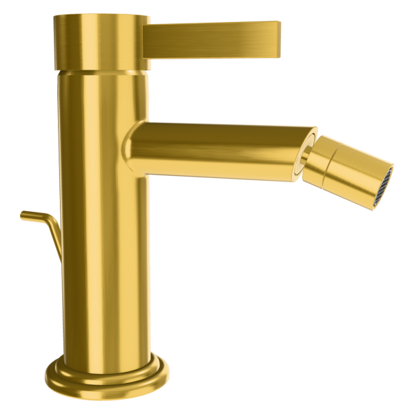 Смеситель для биде Remer Metrica MC20BG, золото брашированное