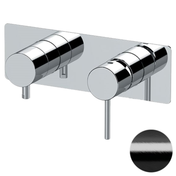 Смеситель для душа Remer X Style X92ZWBCFP, черный брашированный хром