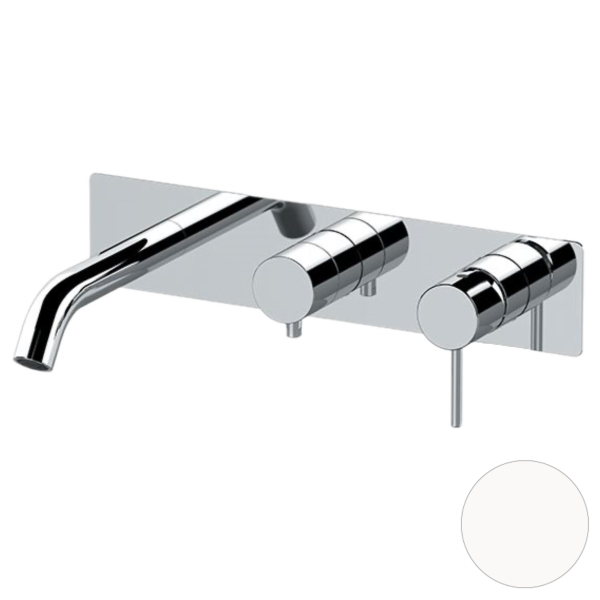 Смеситель для ванны Remer X Style X54D2WBBO, белый матовый