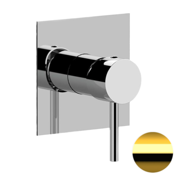 Смеситель для душа Remer X Style X30QDO, золото глянцевое