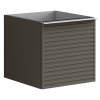 Шкаф подвесной с 2 ящиками 40 см Onsen Pixel 68-CS-042-S2-M23, серый