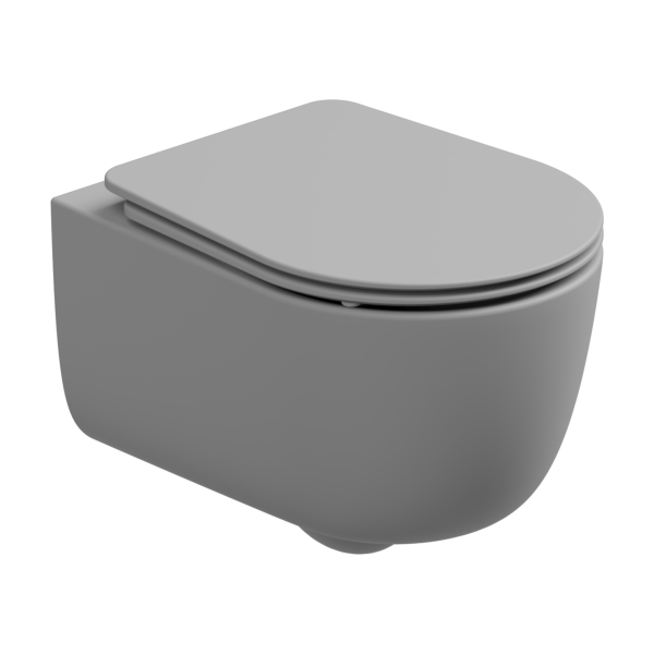 Чаша подвесного унитаза со смывом Smart Clean GSG Ceramic Design Hit! HIWCSO033, Perla Matt