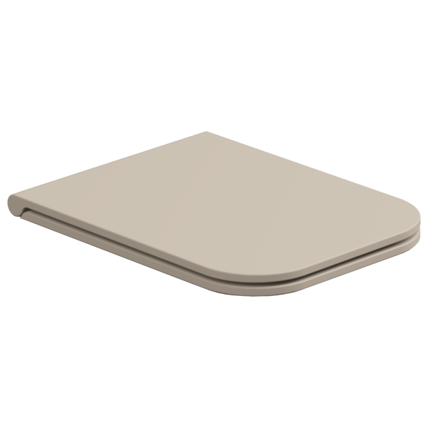Крышка с сиденьем для подвесного унитаза с микролифтом GSG Ceramic Design Brio BRCOPRSLTICR034, Sabbia Matt