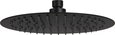 Верхний душ с шарнирным соединением 25 см Remer 357UFM25NOX, черный матовый