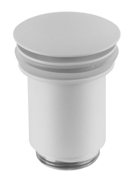 Донный клапан без перелива 1”1/4 Remer 904CC114BO, белый матовый