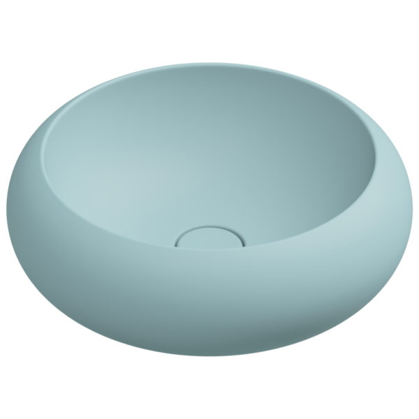 Раковина накладная 42 см GSG Ceramic Design Petra PELAV42037, Ice Matt