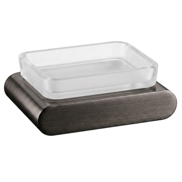 Мыльница Remer Lounge LN10GM, оружейная сталь PVD