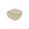 Чаша подвесного унитаза со смывом Smart Clean GSG Ceramic Design Like LKWCSO016, медовый