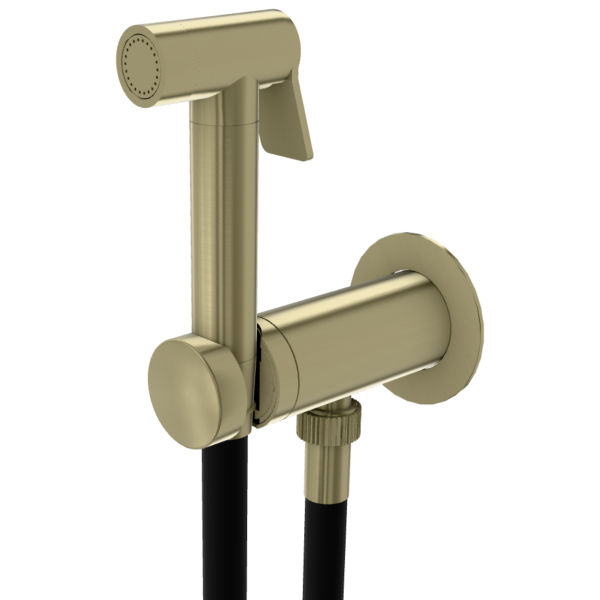 Гигиенический душ со смесителем Remer X Style X61POEWBCH, шампань брашированная PVD