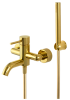 Смеситель для ванны Remer X Style X02DO, золото глянцевое