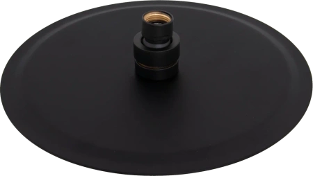 Верхний душ с шарнирным соединением 25 см Remer 357UFM25NOX, черный матовый