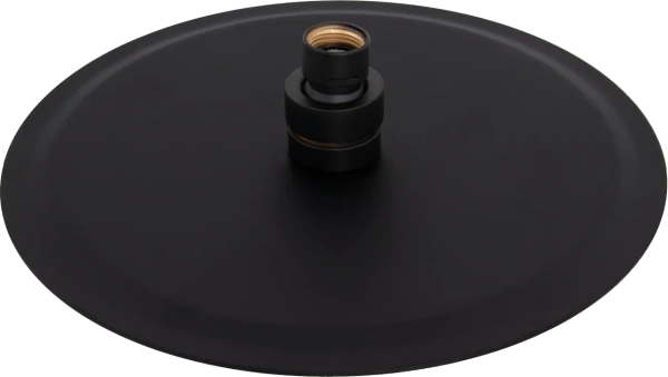 Верхний душ с шарнирным соединением 40 см Remer 357UFM40NOX, черный матовый