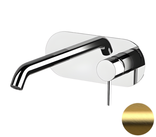 Смеситель для раковины Remer X Style X15BG, золото брашированное