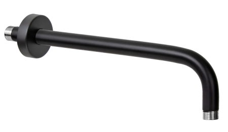 Кронштейн для верхнего душа 30 см Remer 343L30NO, черный матовый