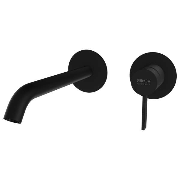 Смеситель для раковины Remer Metrica MC15PLWBNO, черный матовый