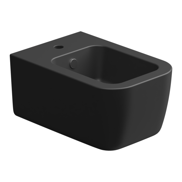 Биде подвесное GSG Ceramic Design Brio BRBISO003, черный матовый