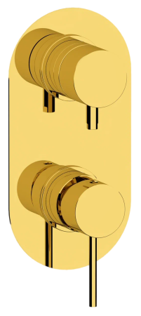 Смеситель для душа Remer X Style X93KBDO, золото глянцевое