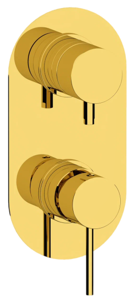 Смеситель для душа Remer X Style X93KBDO, золото глянцевое