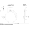 Комплект для душа Mariani B16240UM, нержавеющая сталь