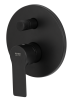 Смеситель для душа Remer Energy EY09HNO, черный матовый