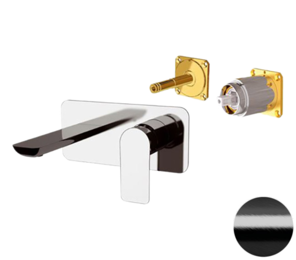 Смеситель для раковины Remer Infinity I15KBCFP, черный брашированный хром