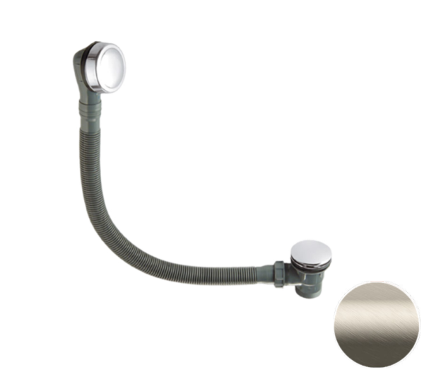 Слив-перелив click-clack для ванны Remer 96PCCXV, сталь