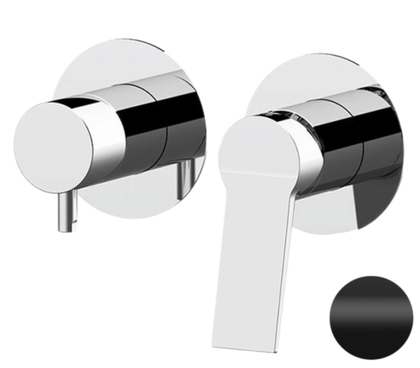 Смеситель для душа Remer Slash SL92ZPNO, черный матовый