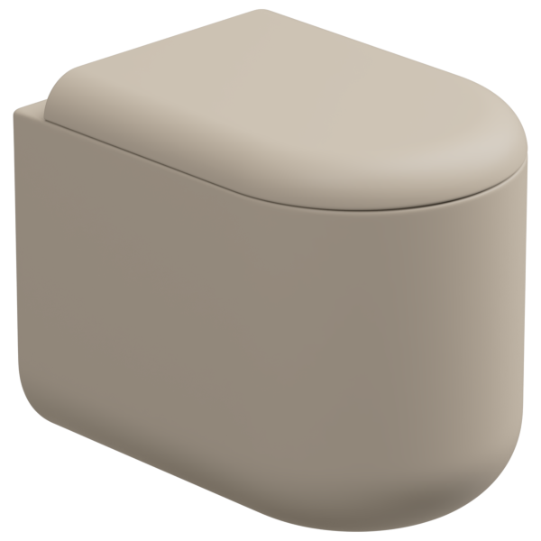 Чаша приставного унитаза Eco Clean (торнадо) GSG Ceramic Design PEWC01EC034, Sabbia Matt