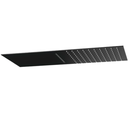 Верхний душ настенный 50x25 см Remer 350UFCANOX, черный матовый