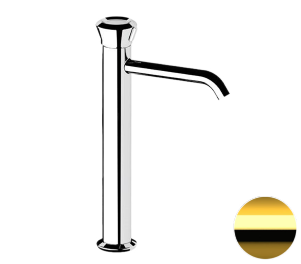 Смеситель для раковины Remer Element ET11LXLDO, золото глянцевое