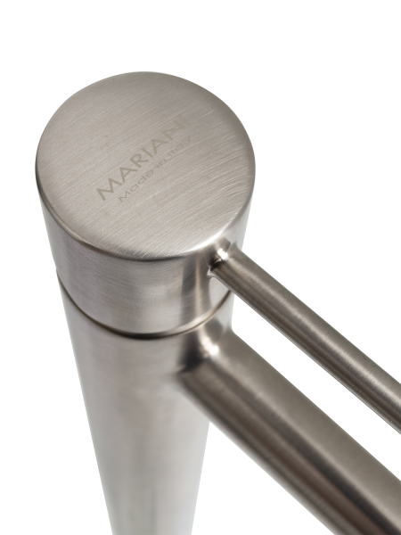 Смеситель для раковины Mariani Next A16398NS12, нержавеющая сталь