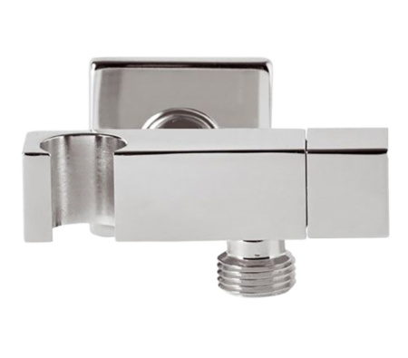 Держатель ручного душа с подключением шланга и запорным вентелем Remer 336S