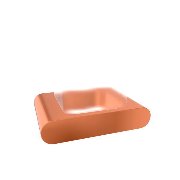 Стакан Remer Lounge LN15RP, медь брашированная