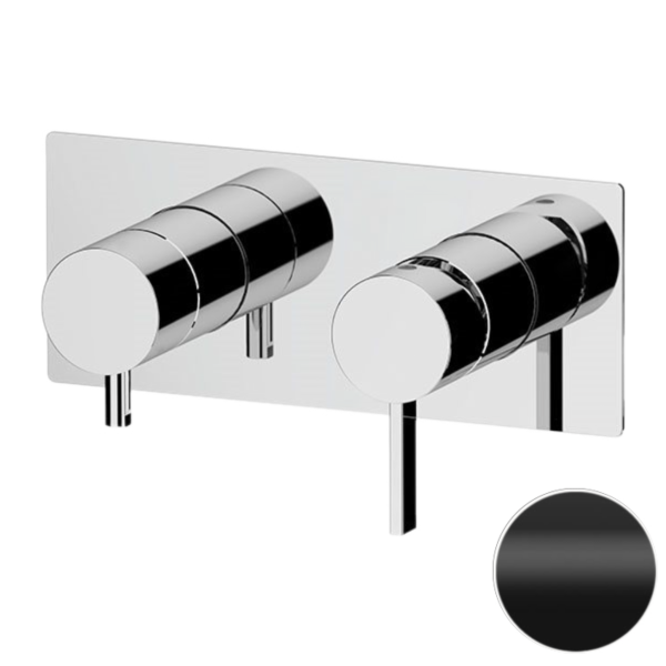 Смеситель для душа Remer Metrica MC92ZNO, черный матовый