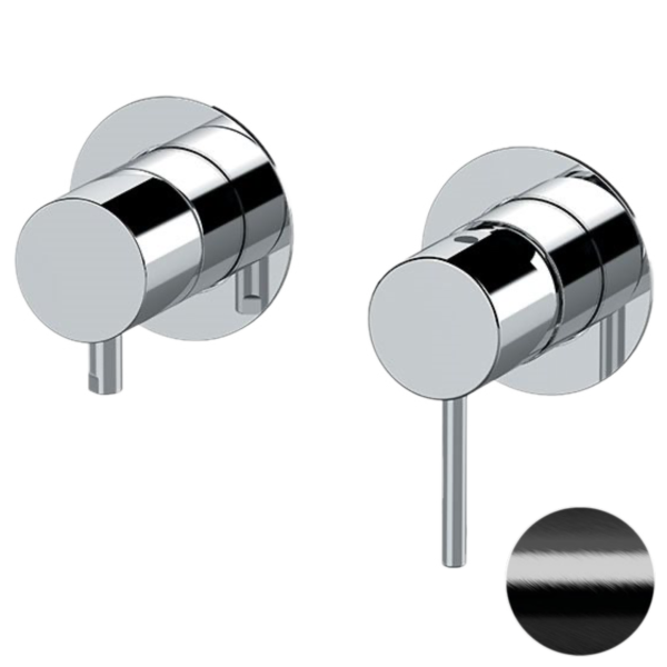 Смеситель для душа Remer X Style X93ZPWBCFP, черный брашированный хром