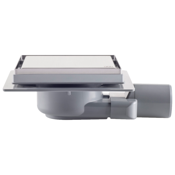 Трап 150х150 мм, сухой затвор, горизонтальный выход OMP Tea Tirana 2665.792.8