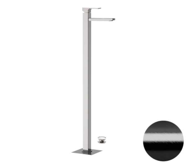 Смеситель для раковины Remer Absolute AU18CFP, черный брашированный хром