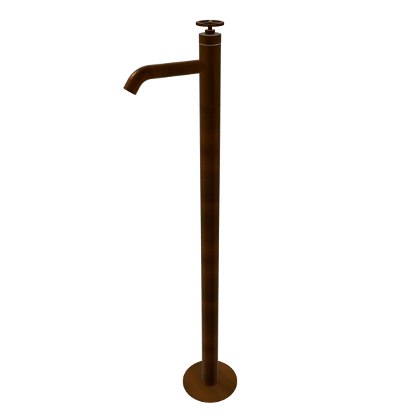 Смеситель для раковины Remer Chrono CH18BR, бронза масляная