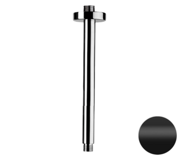 Кронштейн потолочный для верхнего душа 30 см Remer 347N30NO, черный матовый