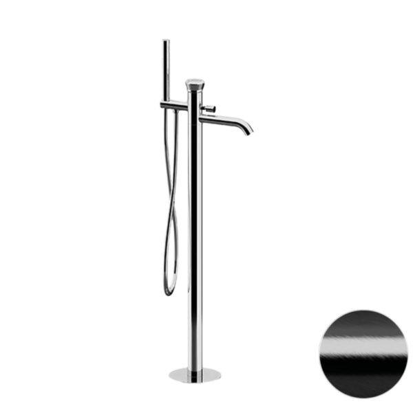 Смеситель для ванны Remer Element ET08CFP, черный брашированный хром