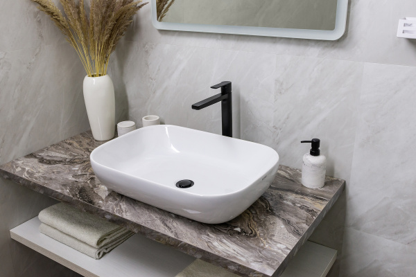 Смеситель для раковины Mariani Kali A14398KL12, черный матовый