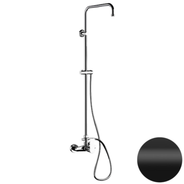 Душевая система Remer Energy EY37ASSDNO, черный матовый