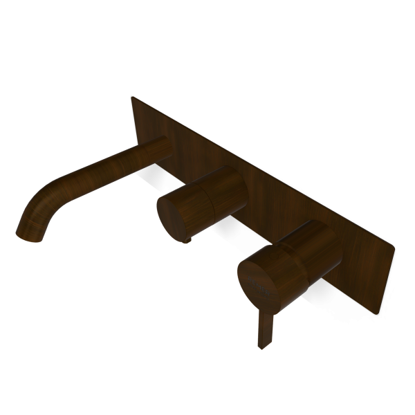 Смеситель для ванны Remer Metrica MC54D2WBBR, бронза масляная