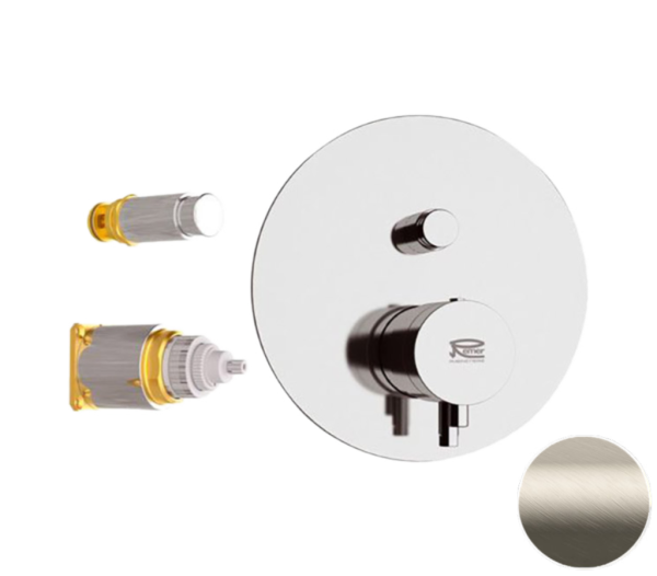 Смеситель термостатический для душа Remer Elegance NT09KBXV, сталь