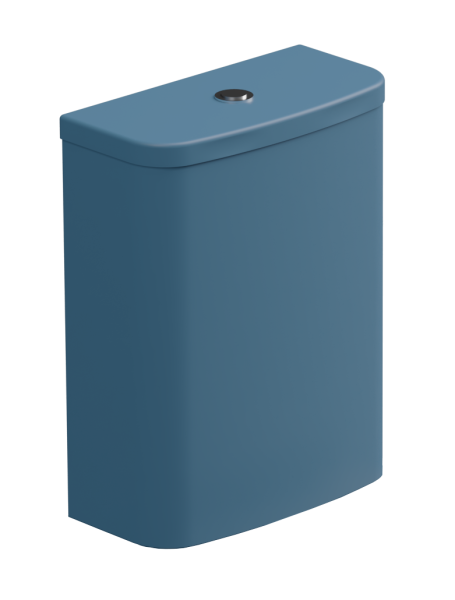 Бачок для напольного унитаза с механизмом смыва GSG Ceramic Design Like LKCIMBL027 + ACS82, Denim Matt