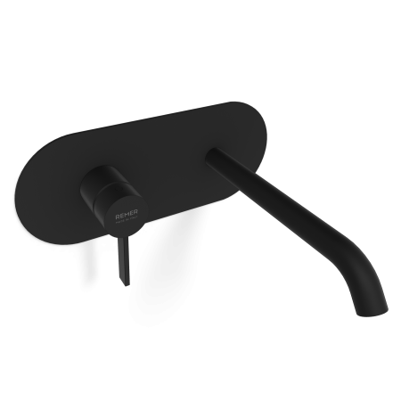 Смеситель для раковины Remer Metrica MC15WBNO, черный матовый