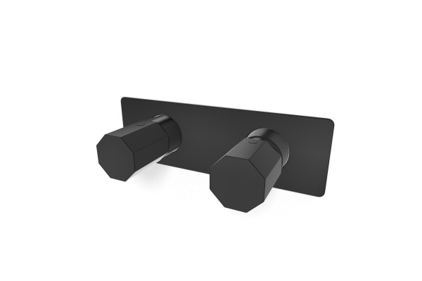 Смеситель для душа Remer Ottagono ON93ZWBCFP, черный брашированный хром